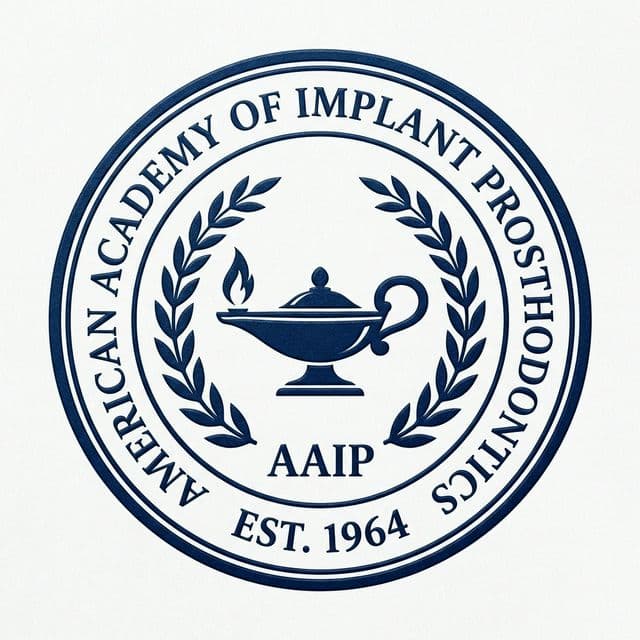 FAAIP — Dr. Fatima is a Fellow of the American Academy of Implant Prosthodontics