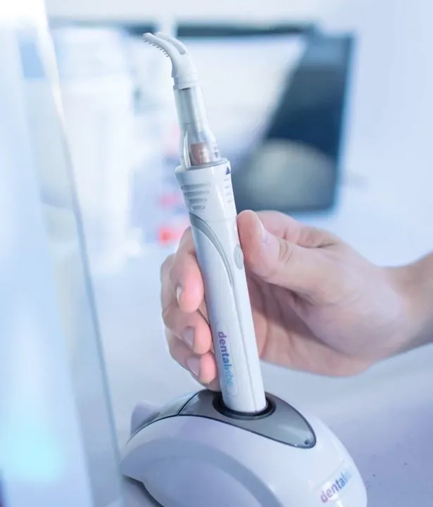 DentalVibe painless anesthetic device at Innova Smiles in Marlborough, MA