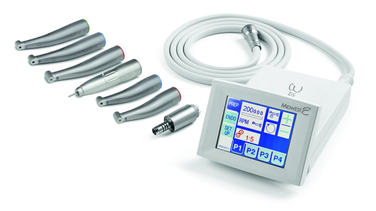 Midwest E Electric handpiece system by Dentsply Sirona at Innova Smiles in Marlborough, MA