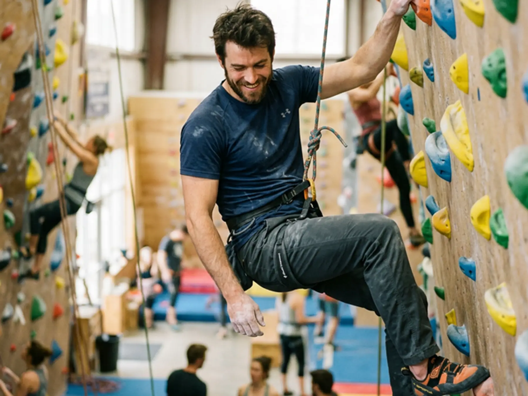 Active adult enjoying outdoor activities after clear aligner orthodontics in Marlborough, MA