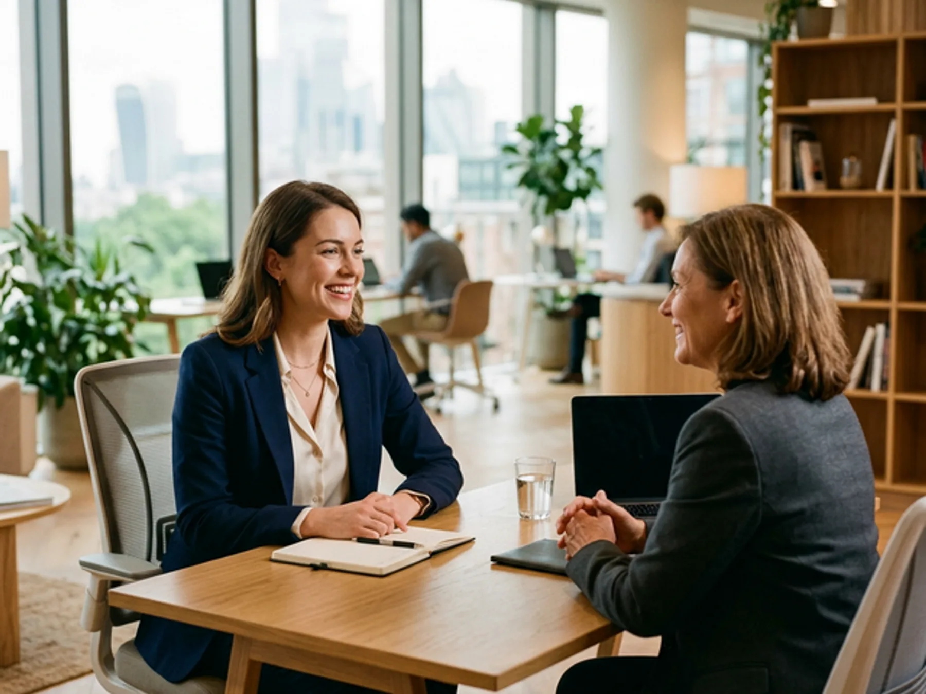 Professional smiling confidently after orthodontic treatment at Innova Smiles in Marlborough, MA