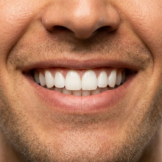 Invisalign spacing closure result at Innova Smiles in Marlborough, MA