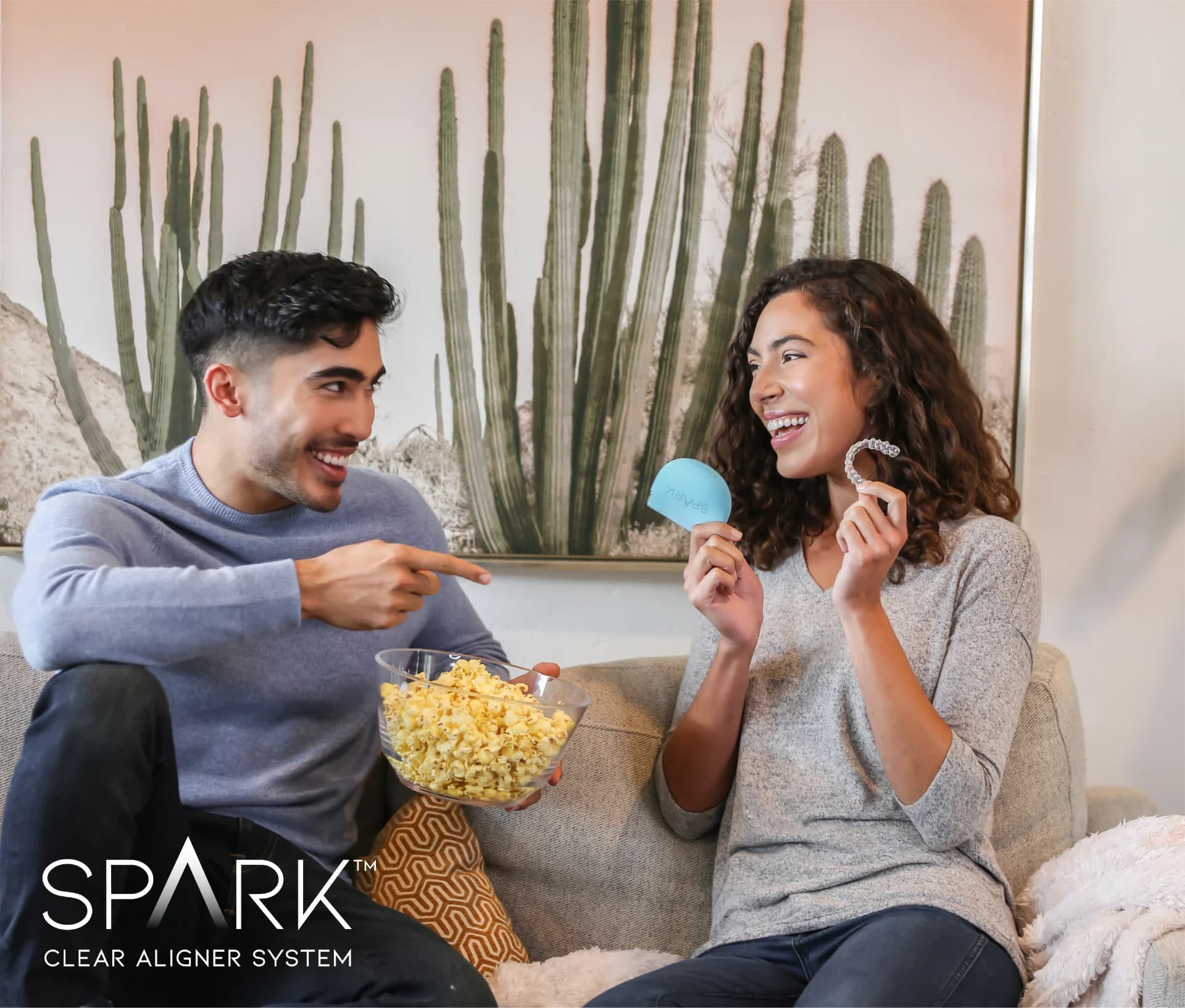 Spark clear aligner spacing closure result at Innova Smiles in Marlborough, MA